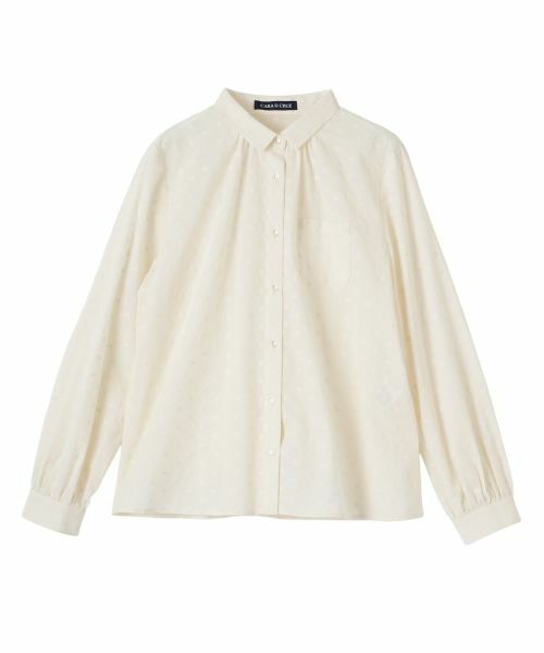 CARA O CRUZ / キャラ・オ・クルス シャツ・ブラウス | コットンローンのギャザーブラウス | 詳細30