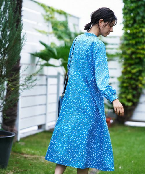 CARA O CRUZ / キャラ・オ・クルス ドレス | あらえる 花柄スタンドカラーワンピース【CoC by CARA O CRUZ】 | 詳細14