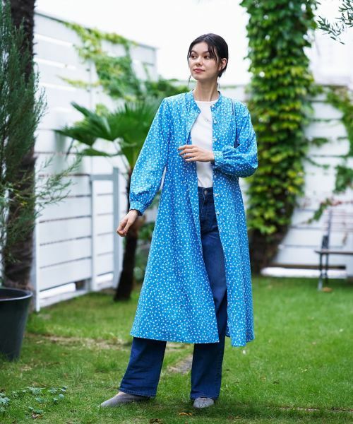 CARA O CRUZ / キャラ・オ・クルス ドレス | あらえる 花柄スタンドカラーワンピース【CoC by CARA O CRUZ】 | 詳細19