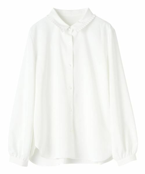 CARA O CRUZ / キャラ・オ・クルス シャツ・ブラウス | 洗える ボリュームスリーブブラウス【CoC by CARA O CRUZ】（アイボリー）