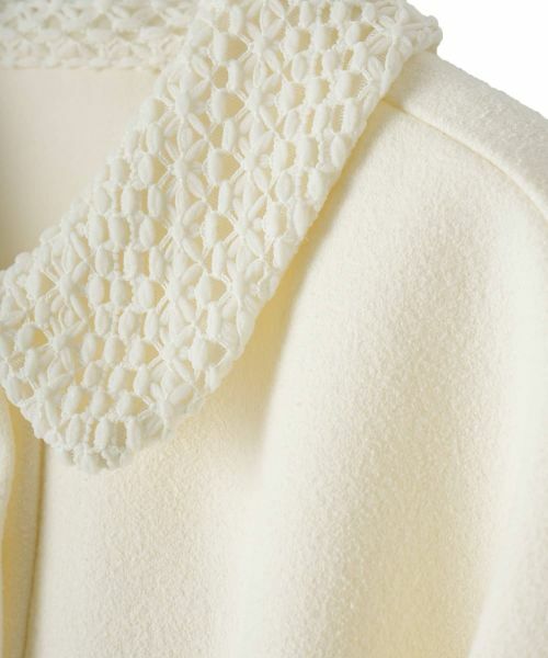 CARA O CRUZ / キャラ・オ・クルス スウェット | 洗える レース編み襟プルオーバー【CoC by CARA O CRUZ】 | 詳細3