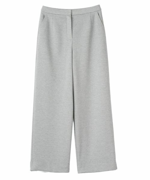 CARA O CRUZ / キャラ・オ・クルス その他パンツ | 洗える スウェットワイドパンツ【CoC by CARA O CRUZ】（ライトグレー）