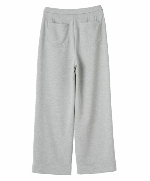 CARA O CRUZ / キャラ・オ・クルス その他パンツ | 洗える スウェットワイドパンツ【CoC by CARA O CRUZ】 | 詳細1