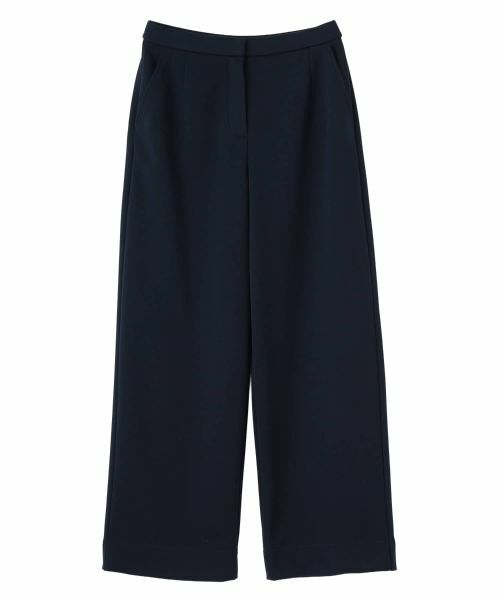 CARA O CRUZ / キャラ・オ・クルス その他パンツ | 洗える スウェットワイドパンツ【CoC by CARA O CRUZ】（ネイビー）