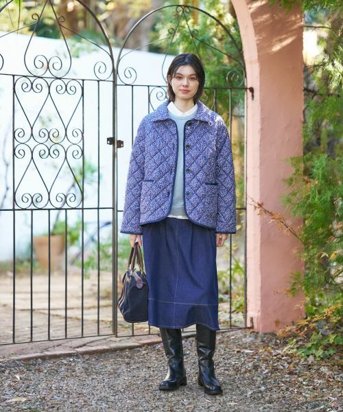 CARA O CRUZ / キャラ・オ・クルス テーラードジャケット | 中わた入りフーデッドジャケット【CoC by CARA O CRUZ】 | 詳細10