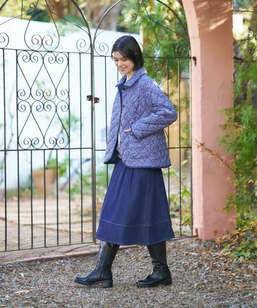 CARA O CRUZ / キャラ・オ・クルス テーラードジャケット | 中わた入りフーデッドジャケット【CoC by CARA O CRUZ】 | 詳細12