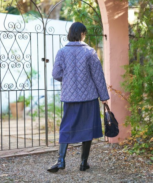 CARA O CRUZ / キャラ・オ・クルス テーラードジャケット | 中わた入りフーデッドジャケット【CoC by CARA O CRUZ】 | 詳細13