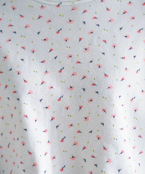 CARA O CRUZ / キャラ・オ・クルス カットソー | 小花柄 ドローストリングカットソー【産地ナブル】 | 詳細24