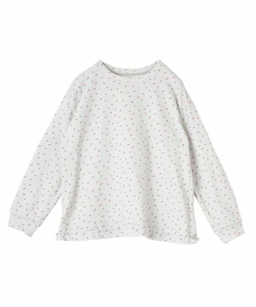 CARA O CRUZ / キャラ・オ・クルス カットソー | 小花柄 ドローストリングカットソー【産地ナブル】 | 詳細25