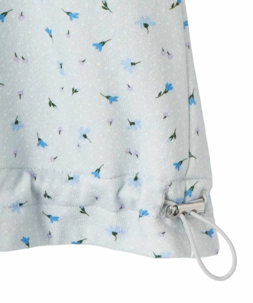 CARA O CRUZ / キャラ・オ・クルス カットソー | 小花柄 ドローストリングカットソー【産地ナブル】 | 詳細29