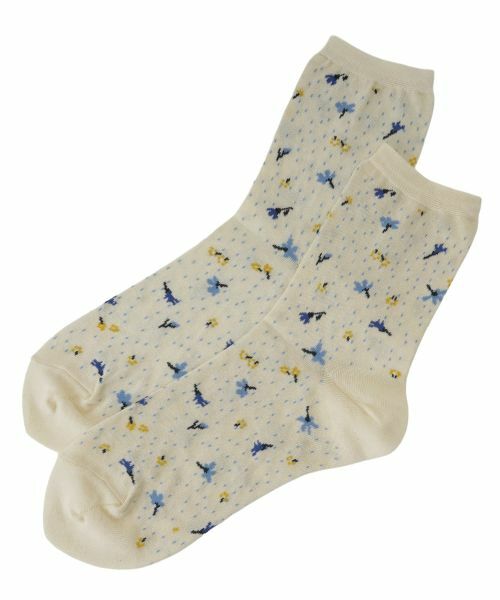 CARA O CRUZ / キャラ・オ・クルス ソックス | 小花ショートソックス | 詳細5