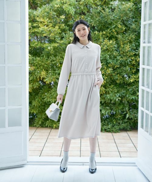 CARA O CRUZ / キャラ・オ・クルス ドレス | ウエストギャザーワンピース【CoC by CARA O CRUZ】 | 詳細11