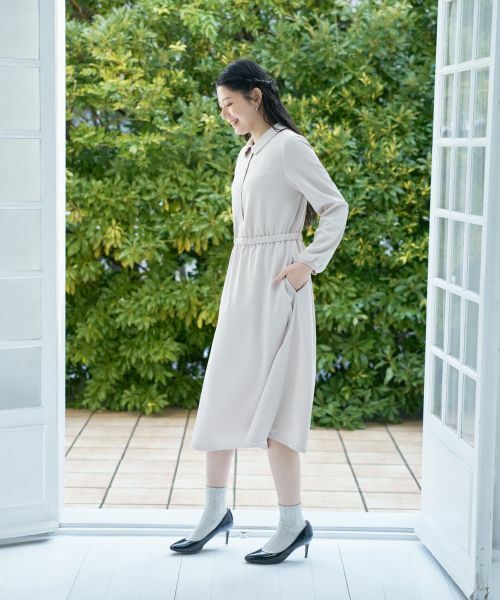 CARA O CRUZ / キャラ・オ・クルス ドレス | ウエストギャザーワンピース【CoC by CARA O CRUZ】 | 詳細12