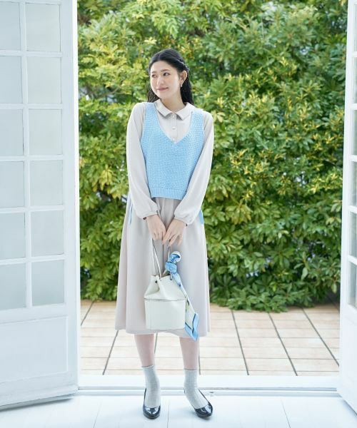 CARA O CRUZ / キャラ・オ・クルス ドレス | ウエストギャザーワンピース【CoC by CARA O CRUZ】 | 詳細17