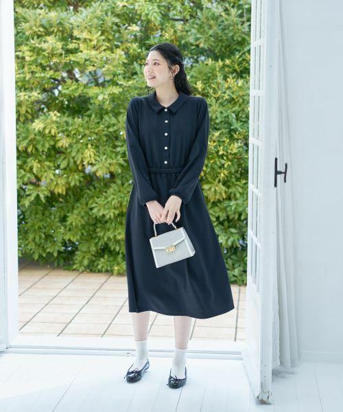 CARA O CRUZ / キャラ・オ・クルス ドレス | ウエストギャザーワンピース【CoC by CARA O CRUZ】 | 詳細24