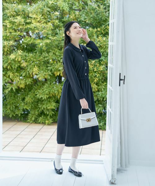 CARA O CRUZ / キャラ・オ・クルス ドレス | ウエストギャザーワンピース【CoC by CARA O CRUZ】 | 詳細25