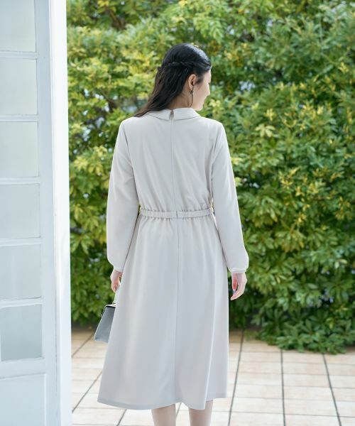 CARA O CRUZ / キャラ・オ・クルス ドレス | ウエストギャザーワンピース【CoC by CARA O CRUZ】 | 詳細5