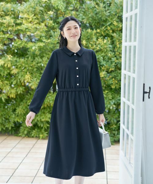 CARA O CRUZ / キャラ・オ・クルス ドレス | ウエストギャザーワンピース【CoC by CARA O CRUZ】 | 詳細8