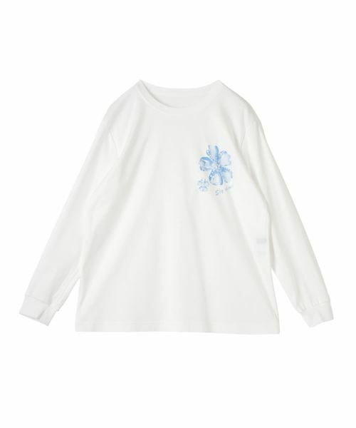 CARA O CRUZ / キャラ・オ・クルス カットソー | フラワープリントクルーネックカットソー | 詳細29