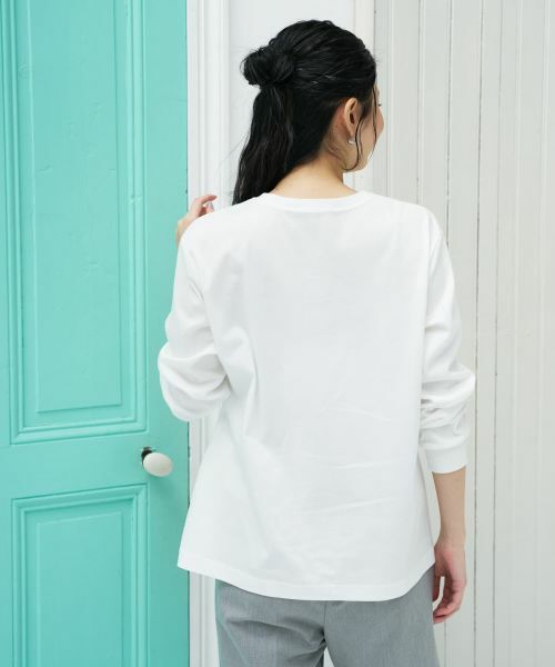 CARA O CRUZ / キャラ・オ・クルス カットソー | フラワープリントクルーネックカットソー | 詳細8