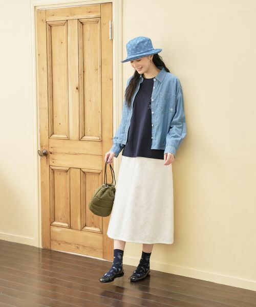 CARA O CRUZ / キャラ・オ・クルス カットソー | フラワープリントクルーネックカットソー | 詳細9