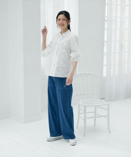 CARA O CRUZ / キャラ・オ・クルス シャツ・ブラウス | 刺繍リボンブラウス | 詳細10