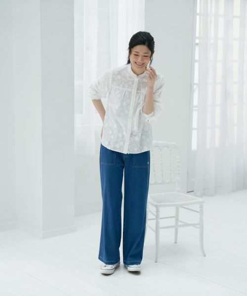 CARA O CRUZ / キャラ・オ・クルス シャツ・ブラウス | 刺繍リボンブラウス | 詳細11