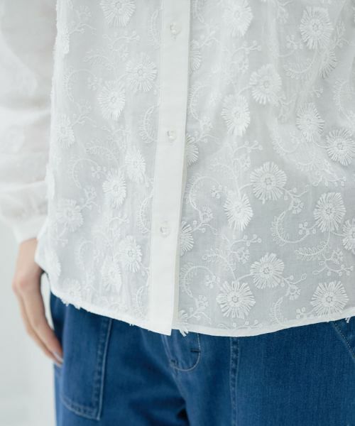 CARA O CRUZ / キャラ・オ・クルス シャツ・ブラウス | 刺繍リボンブラウス | 詳細16