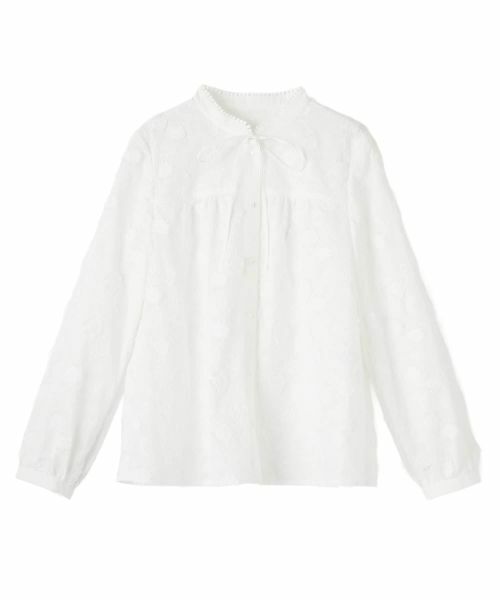 CARA O CRUZ / キャラ・オ・クルス シャツ・ブラウス | 刺繍リボンブラウス | 詳細17