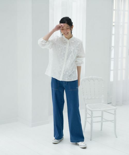 CARA O CRUZ / キャラ・オ・クルス シャツ・ブラウス | 刺繍リボンブラウス | 詳細8