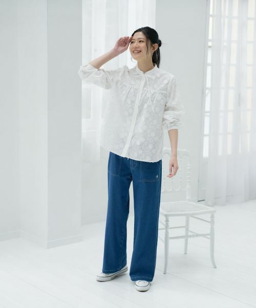 CARA O CRUZ / キャラ・オ・クルス シャツ・ブラウス | 刺繍リボンブラウス | 詳細9