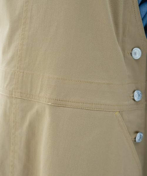 CARA O CRUZ / キャラ・オ・クルス ロング・マキシ丈ワンピース | サイドボタンジャンパースカート | 詳細20