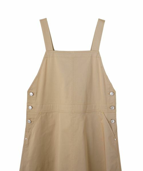 CARA O CRUZ / キャラ・オ・クルス ロング・マキシ丈ワンピース | サイドボタンジャンパースカート | 詳細23