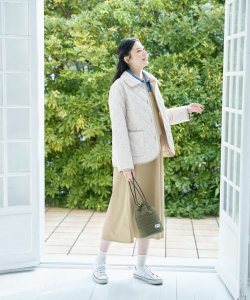 CARA O CRUZ / キャラ・オ・クルス ロング・マキシ丈ワンピース | サイドボタンジャンパースカート | 詳細8