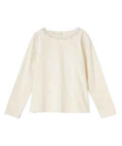 CARA O CRUZ / キャラ・オ・クルス シャツ・ブラウス | スカラップ切替ブラウス