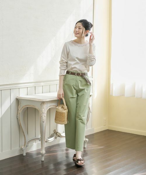 CARA O CRUZ / キャラ・オ・クルス シャツ・ブラウス | スカラップ切替ブラウス | 詳細11