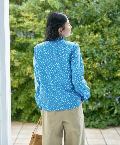 CARA O CRUZ / キャラ・オ・クルス シャツ・ブラウス | 小花柄フリルブラウス【CoC by CARA O CRUZ】 | 詳細10