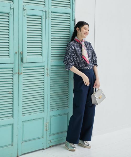 CARA O CRUZ / キャラ・オ・クルス シャツ・ブラウス | 小花柄フリルブラウス【CoC by CARA O CRUZ】 | 詳細13