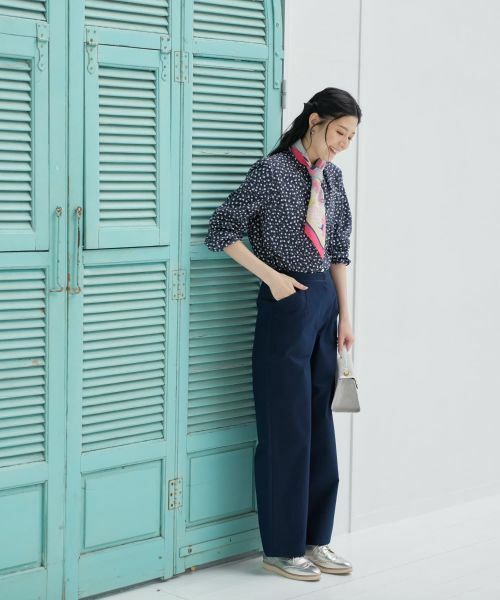 CARA O CRUZ / キャラ・オ・クルス シャツ・ブラウス | 小花柄フリルブラウス【CoC by CARA O CRUZ】 | 詳細14