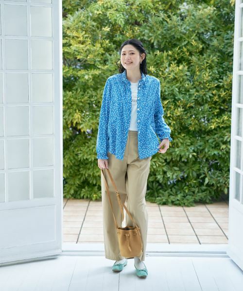 CARA O CRUZ / キャラ・オ・クルス シャツ・ブラウス | 小花柄フリルブラウス【CoC by CARA O CRUZ】 | 詳細19