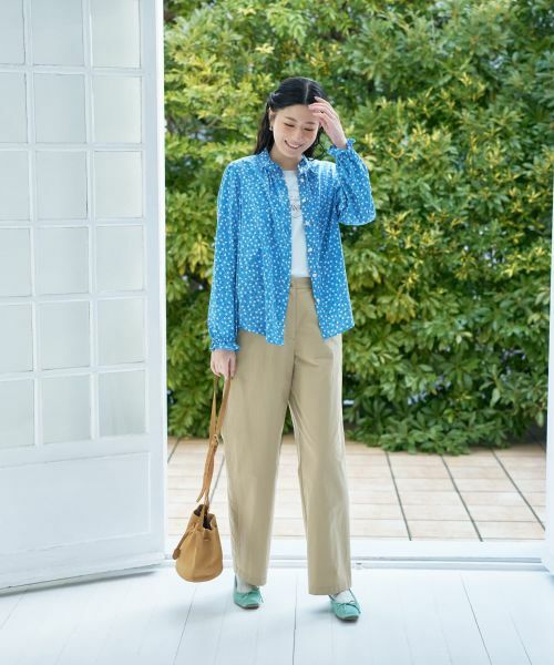 CARA O CRUZ / キャラ・オ・クルス シャツ・ブラウス | 小花柄フリルブラウス【CoC by CARA O CRUZ】 | 詳細20