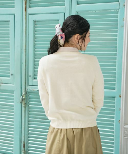 CARA O CRUZ / キャラ・オ・クルス ニット・セーター | 刺繍クルーネックニット【CoC by CARA O CRUZ】 | 詳細6