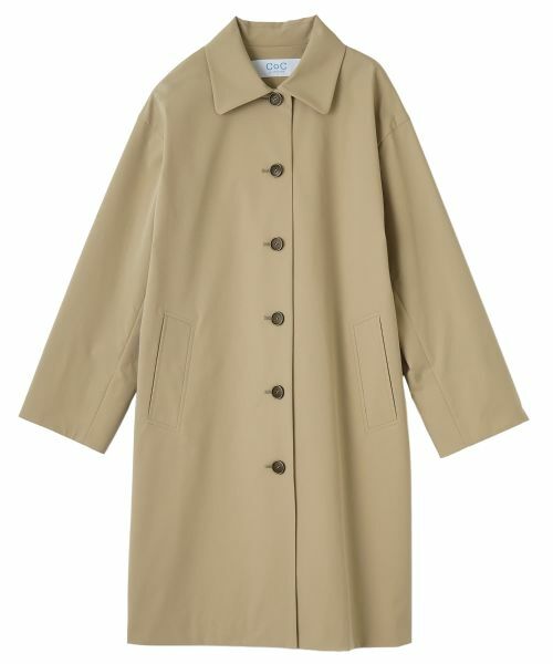 CARA O CRUZ / キャラ・オ・クルス その他アウター | ステンカラーコート【CoC by CARA O CRUZ】（ベージュ）
