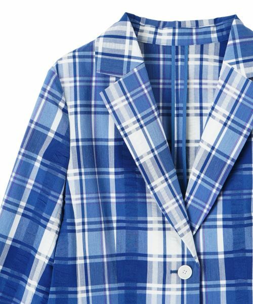 CARA O CRUZ / キャラ・オ・クルス テーラードジャケット | チェック柄テーラードジャケット | 詳細27