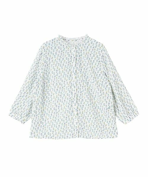 CARA O CRUZ / キャラ・オ・クルス シャツ・ブラウス | 小花プリントフリルブラウス【FASAC】 | 詳細21