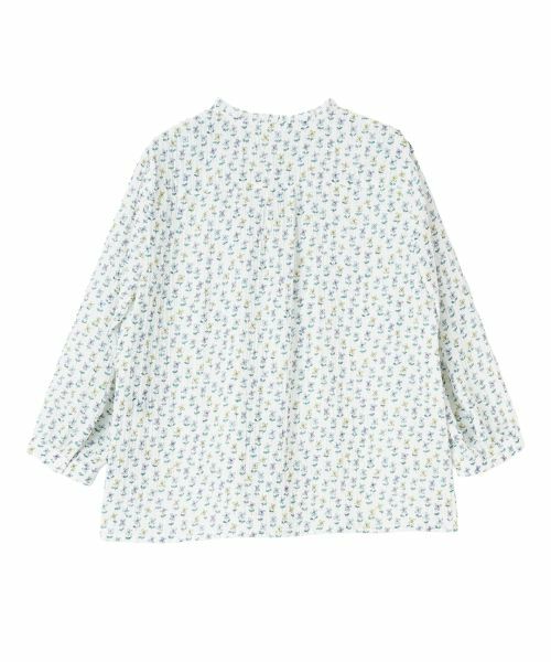 CARA O CRUZ / キャラ・オ・クルス シャツ・ブラウス | 小花プリントフリルブラウス【FASAC】 | 詳細22