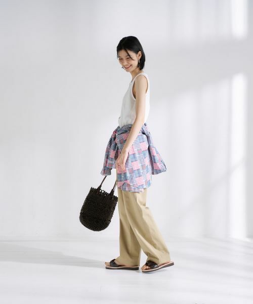 CARA O CRUZ / キャラ・オ・クルス カットソー | 洗えるスクエアネックタンクトップ | 詳細12