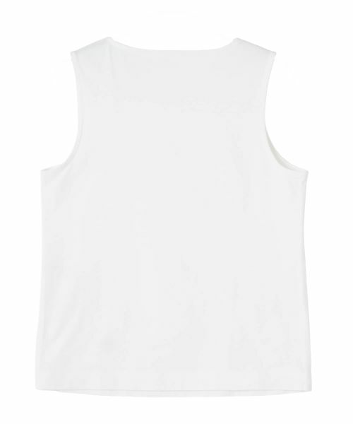 CARA O CRUZ / キャラ・オ・クルス カットソー | 洗えるスクエアネックタンクトップ | 詳細24