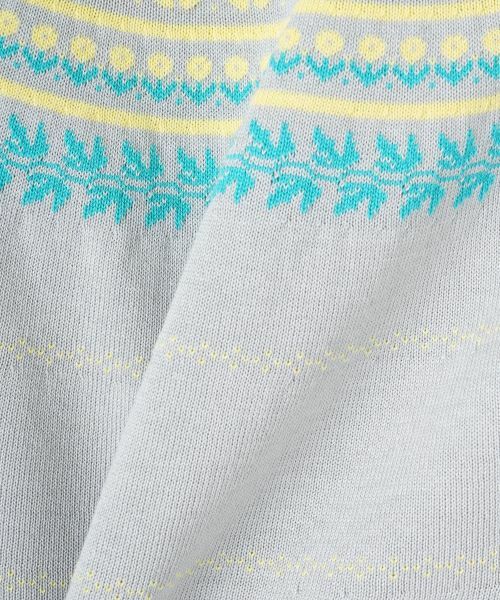 CARA O CRUZ / キャラ・オ・クルス ニット・セーター | フローラル柄クルーネックニット | 詳細21