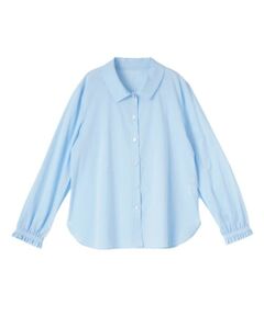 CARA O CRUZ / キャラ・オ・クルス シャツ・ブラウス | 丸襟ギャザースリーブシャツ【CoC by CARA O CRUZ】